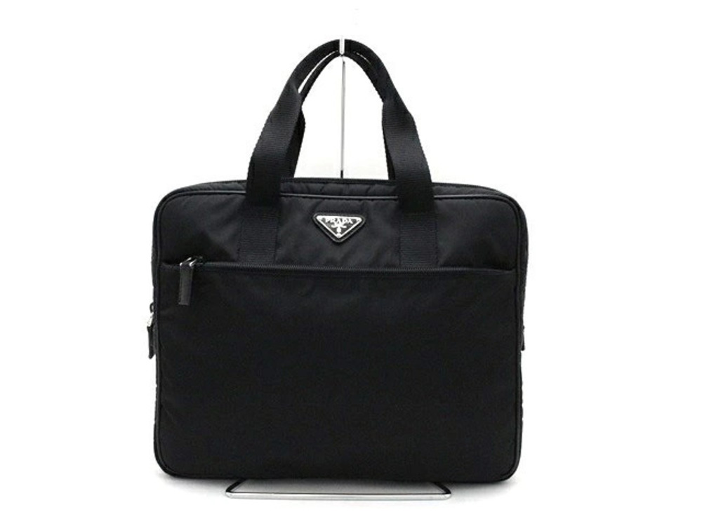 Prada bag briefcase business handbag black